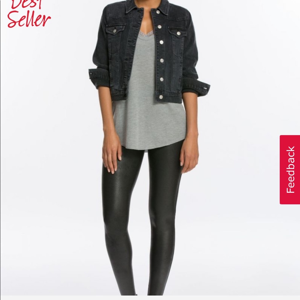 Spanx Faux Leather Leggings